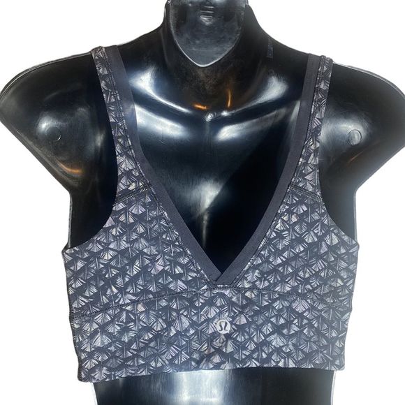 Lululemon featherlight bra irridescent multi black/black - Picture 9 of 10